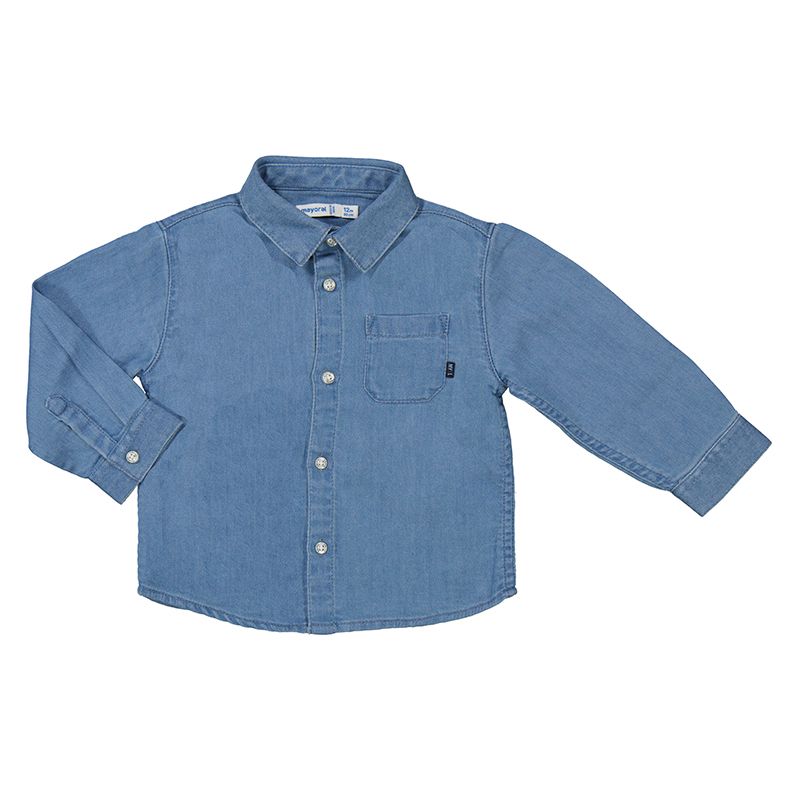 Baby denim skjorte