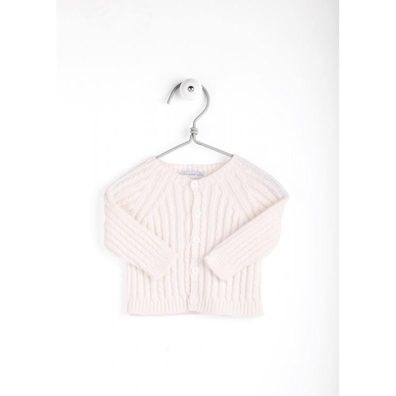 Ribbestrikket cardigan