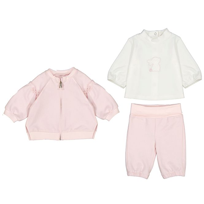 Hovedbilde 3-delt sett babyrosa