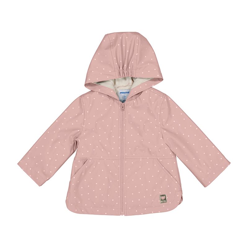 Regnjakke Pudderrosa