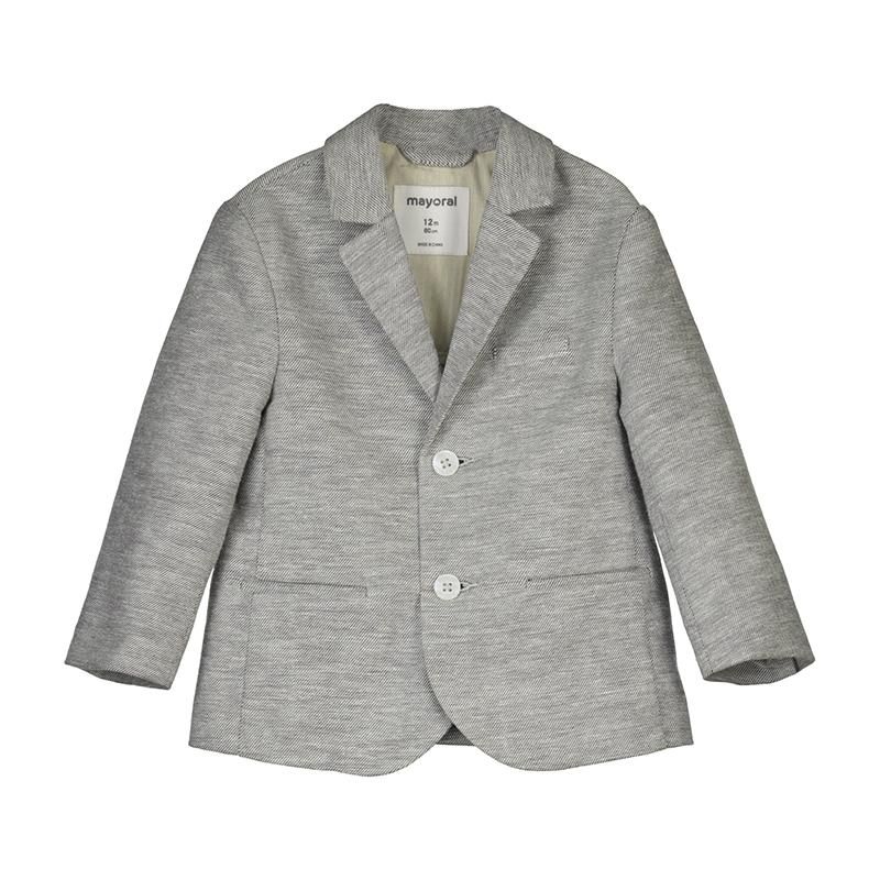 Blazer linblanding grå