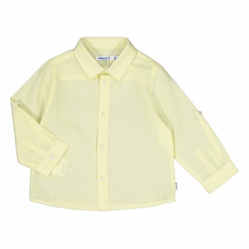 Skjorte i linblanding 