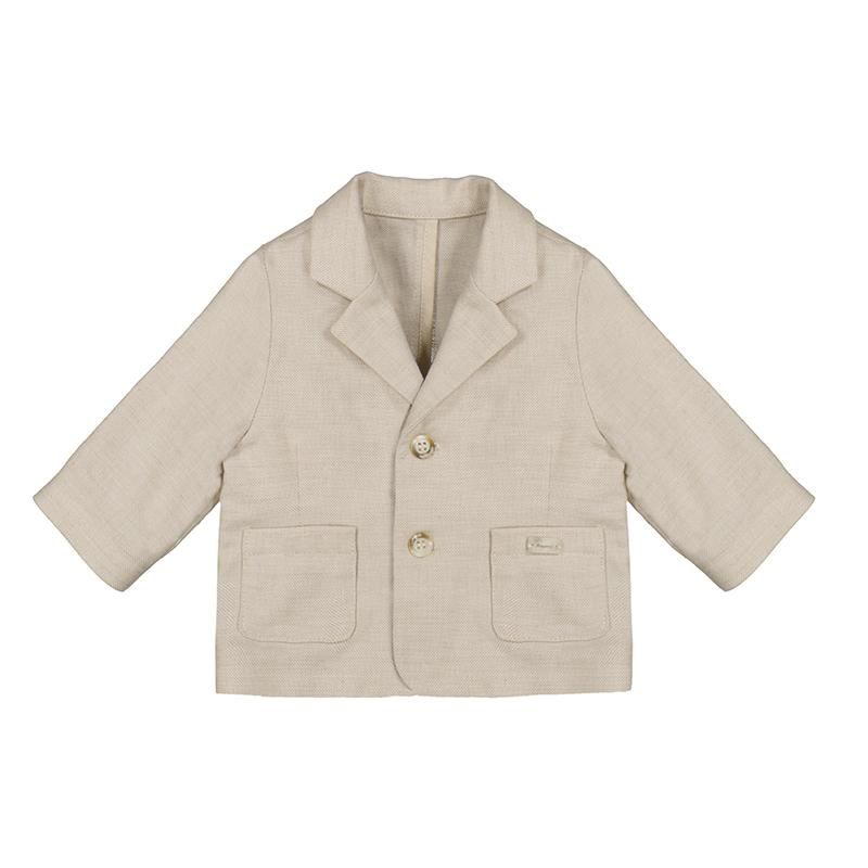 Blazer linblanding beige 