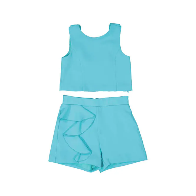 Hovedbilde Ruffled crepe bermuda set