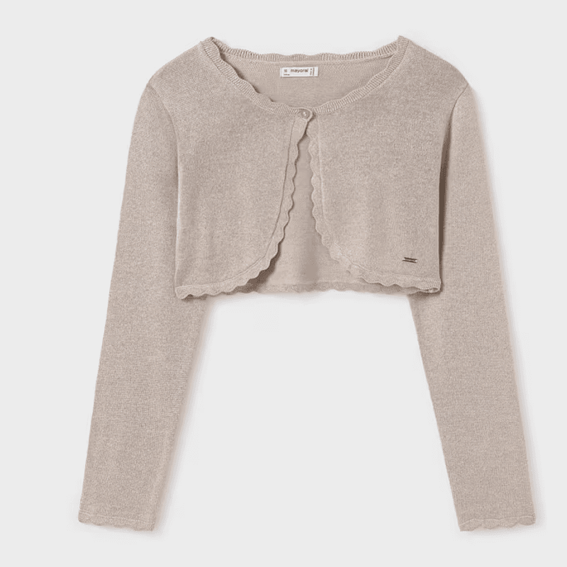 Basic cardigan sand