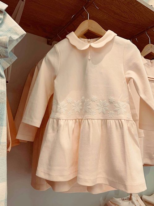 Hovedbilde Kjole med krage rosa