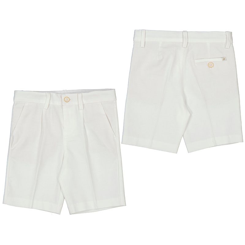Linen suiting shorts